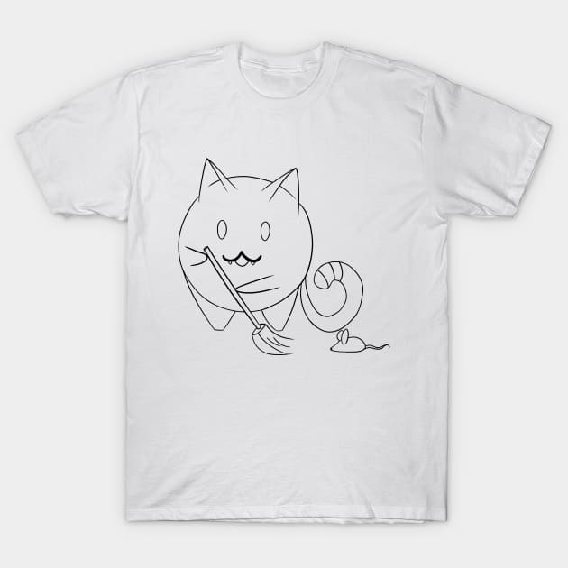 Cat and mouse T-Shirt by LeoShuichi